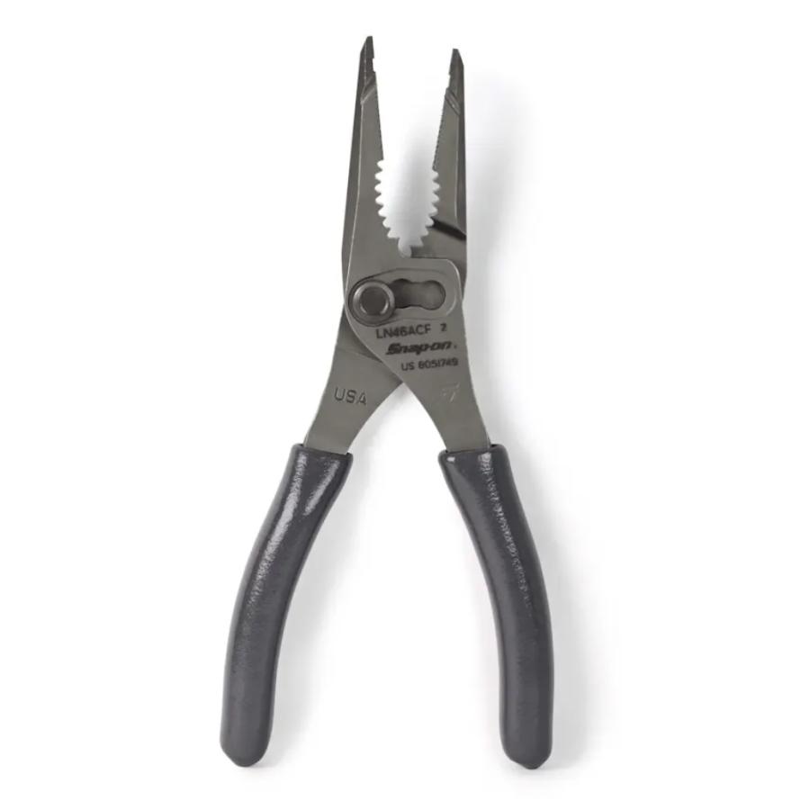 snap on スナップオン 7インチ ロングノーズスリップジョイントプライヤー ダークチタニウム LN46ACFDT   (型番:LN46ACFDT) | Snap-on | 04