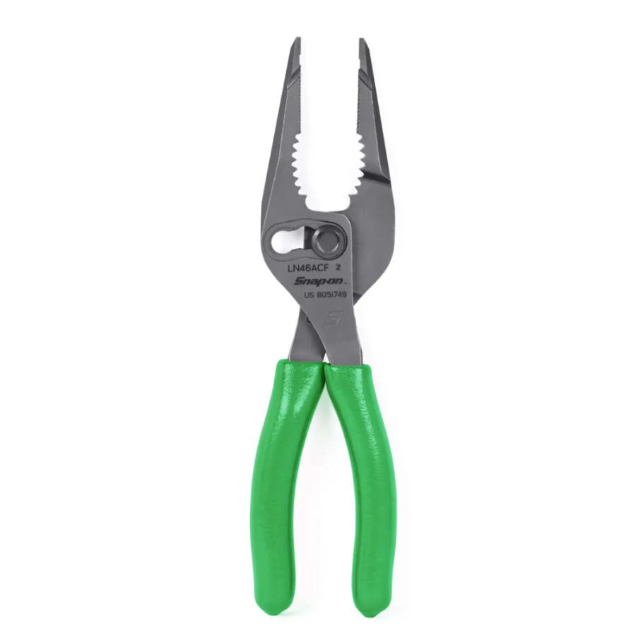 snap on スナップオン 7インチ ロングノーズスリップジョイントプライヤー グリーン LN46ACFG   (型番:LN46ACFG) | Snap-on | 02