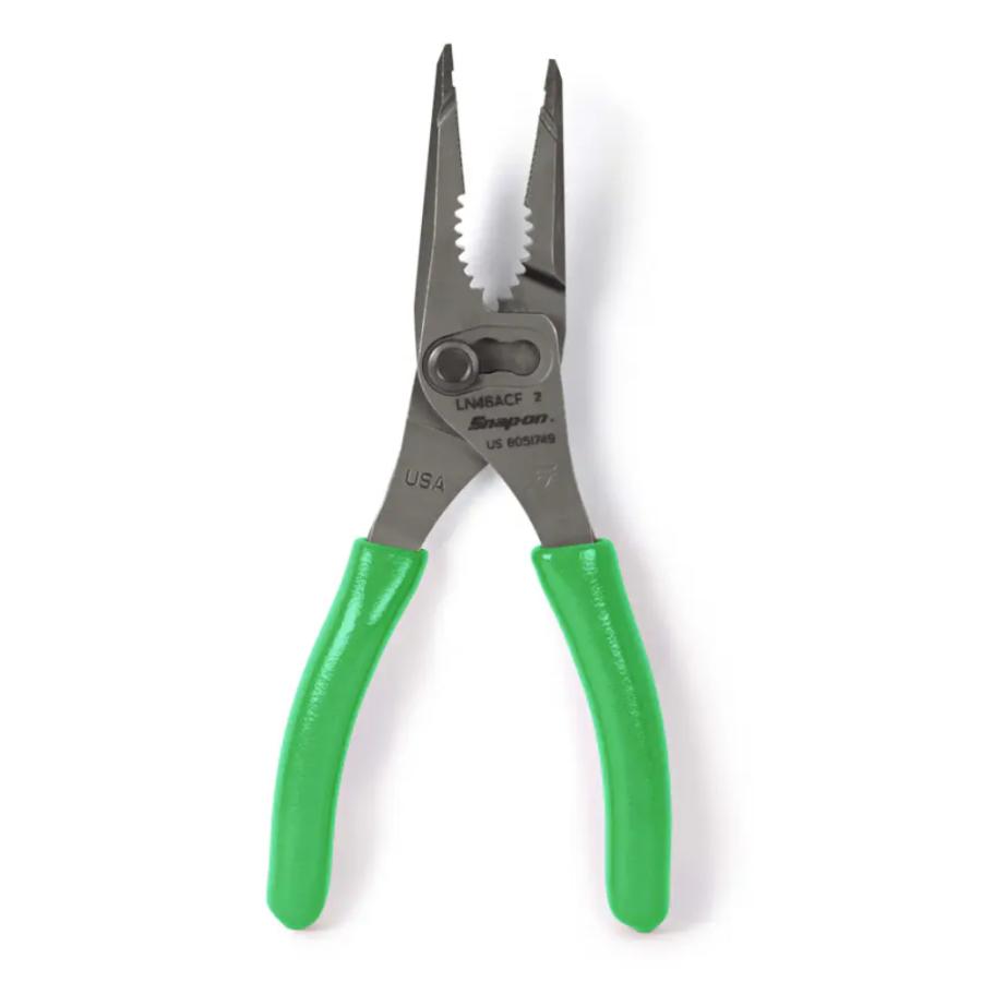 snap on スナップオン 7インチ ロングノーズスリップジョイントプライヤー グリーン LN46ACFG   (型番:LN46ACFG) | Snap-on | 03