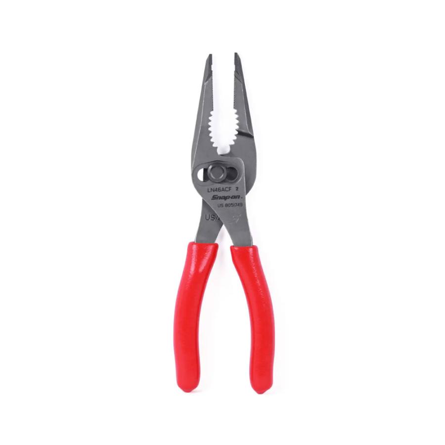 snap on スナップオン 7インチ ロングノーズスリップジョイントプライヤー レッド LN46ACF   (型番:LN46ACF) | Snap-on | 01