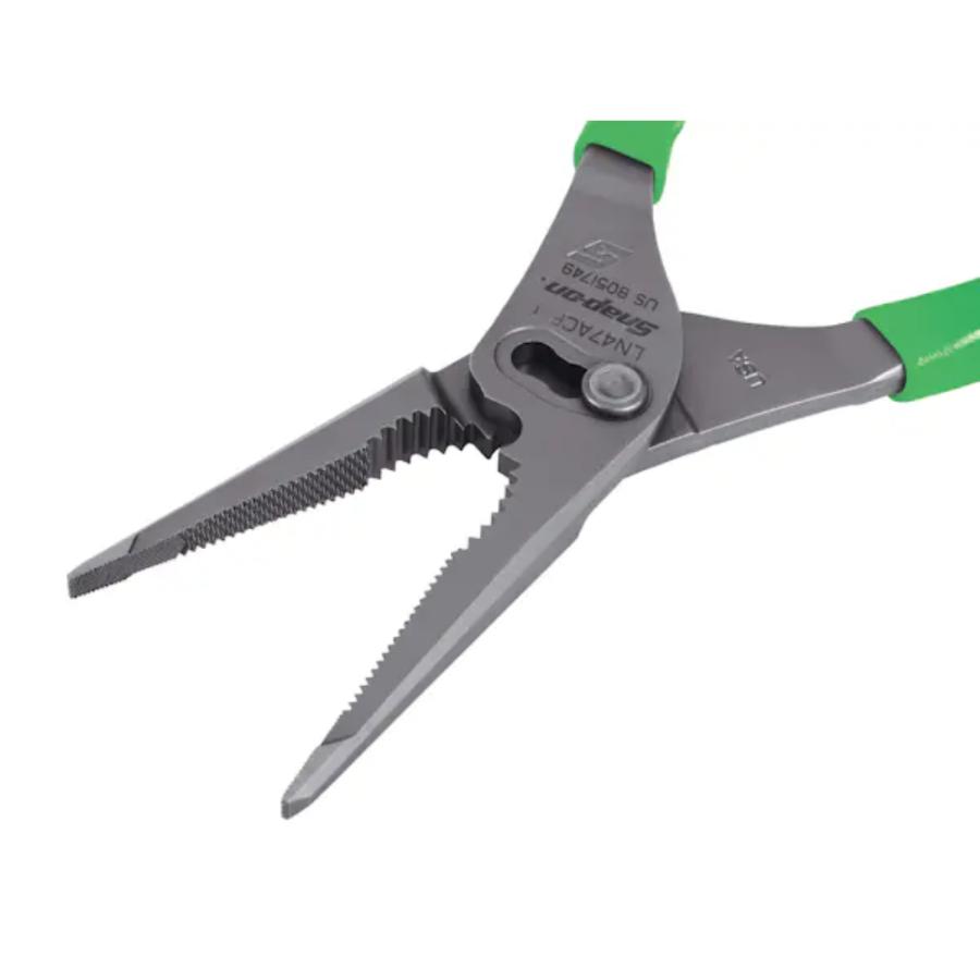 snap on スナップオン 9インチ ロングノーズスリップジョイントプライヤー グリーン LN47ACFG   (型番:LN47ACFG) | Snap-on | 01