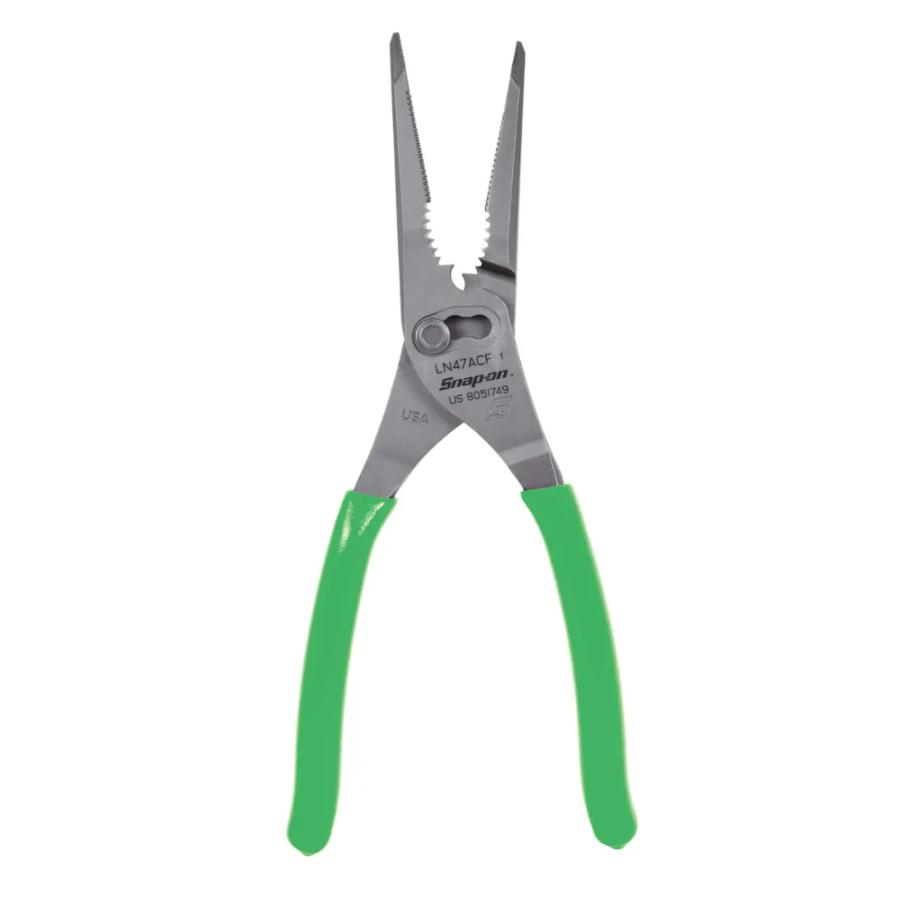 snap on スナップオン 9インチ ロングノーズスリップジョイントプライヤー グリーン LN47ACFG   (型番:LN47ACFG) | Snap-on | 02
