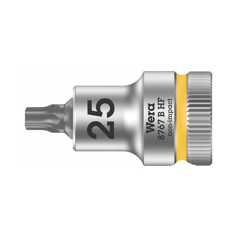 WERA ヴェラ 1/4" トルクスビットソケットHF仕様 8767 B HF TORX 25 (型番:05003062001) | Wera
