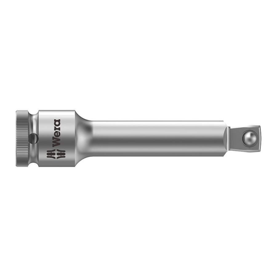 Rallonge Wera Zyklop Wobble 1/4" - 56mm - Angle 15° - Pour Endroits Exigus - Argent