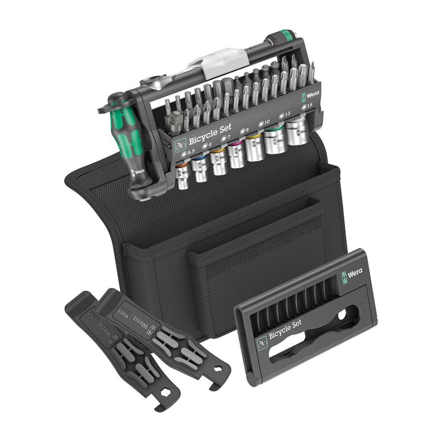 WERA ヴェラ 1/4"自転車用ビットラチェットセット Bicycle Set 3 (型番:05004172001) | Wera