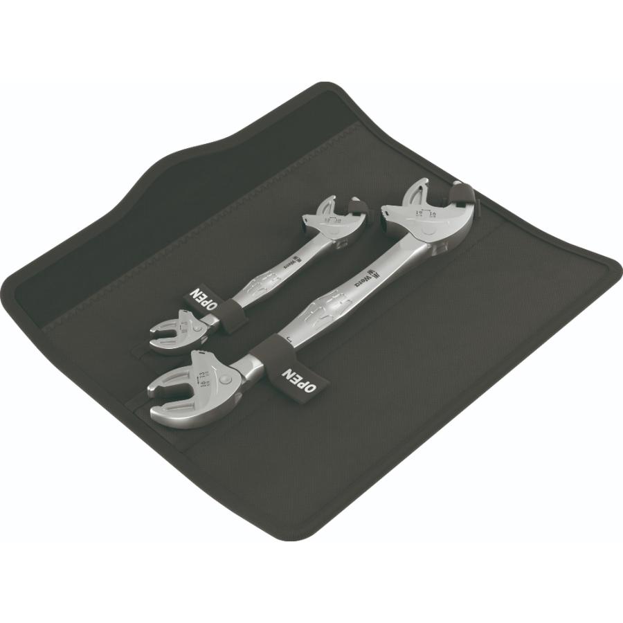 WERA ヴェラ 自動調整式両口ラチェットレンチ 2本セット 6006 Joker 2 Set 1 XS/S,M/L (型番:05020340001) | Wera