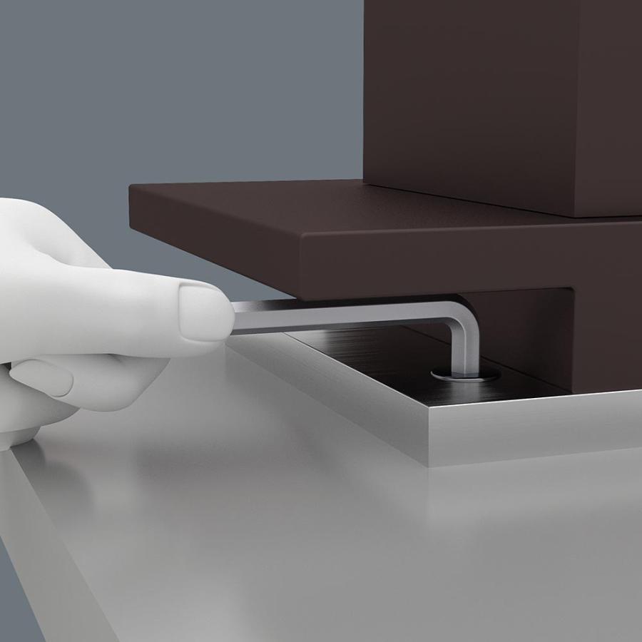 WERA ヴェラ L型 六角レンチ先端ショート 950 PKLS 対辺2.5mm (型番:05022042001) | Wera | 03