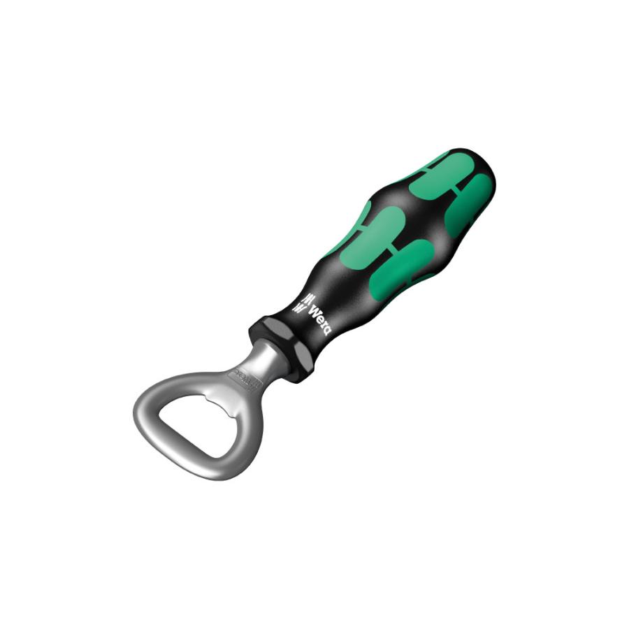 WERA ヴェラ Kraftform handle 栓抜き ボトルオープナー Black/Green Kraftform handle 栓抜き ボトルオープナー Black/Green   (型番:05030005001) |  | 01