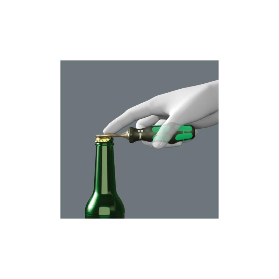 WERA ヴェラ Kraftform handle 栓抜き ボトルオープナー Black/Green Kraftform handle 栓抜き ボトルオープナー Black/Green   (型番:05030005001) |  | 02