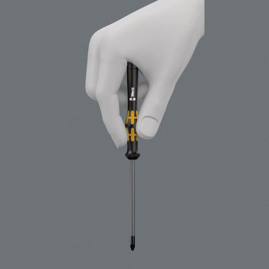 Wera（ヴェラ） 精密プラスドライバーESD 1550 ESD PH00 60mm (型番