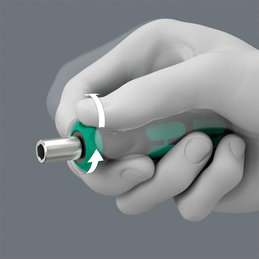 WERA ヴェラ クラフトフォーム コンパクト 838 RA S ビットハンドル 838 RA S Bitholding screw"iver 1/4" (型番:05051492001) | Wera | 07
