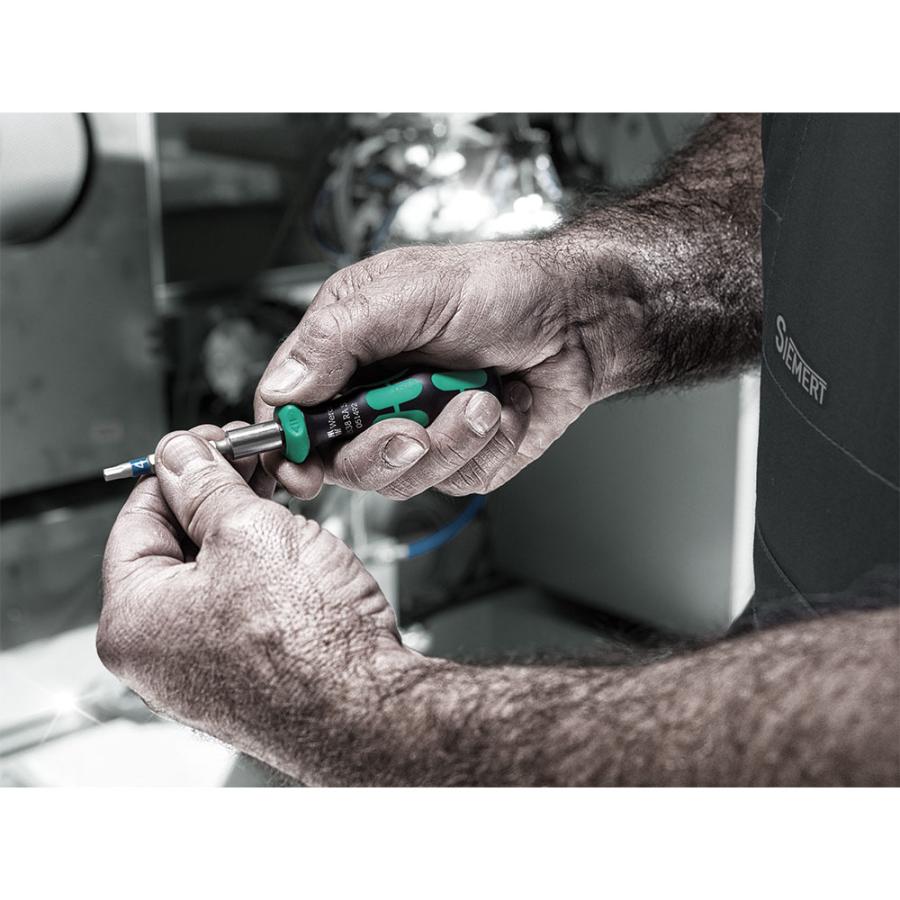 WERA ヴェラ クラフトフォーム コンパクト 838 RA S ビットハンドル 838 RA S Bitholding screwdriver 1/4dr (型番:05051492001)｜primarytool｜09