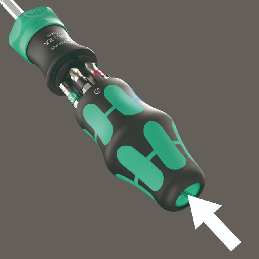 WERA ヴェラ クラフトフォームコンパクト ラチェットドライバー 28 RA ポーチ付き Kraftform Kompakt 28 RA with pouch  (型番:05051520001) | Wera | 05