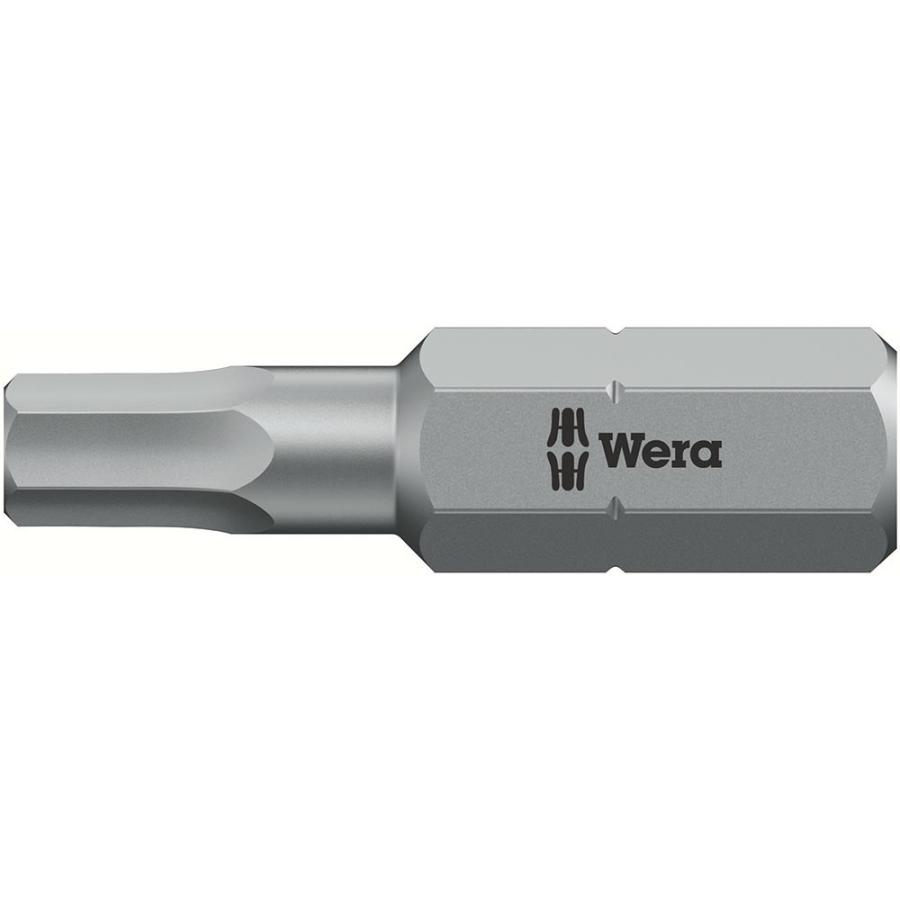 WERA ヴェラ 六角ビット 840 Z 対辺2.0mm 25mm (型番:05056305001)