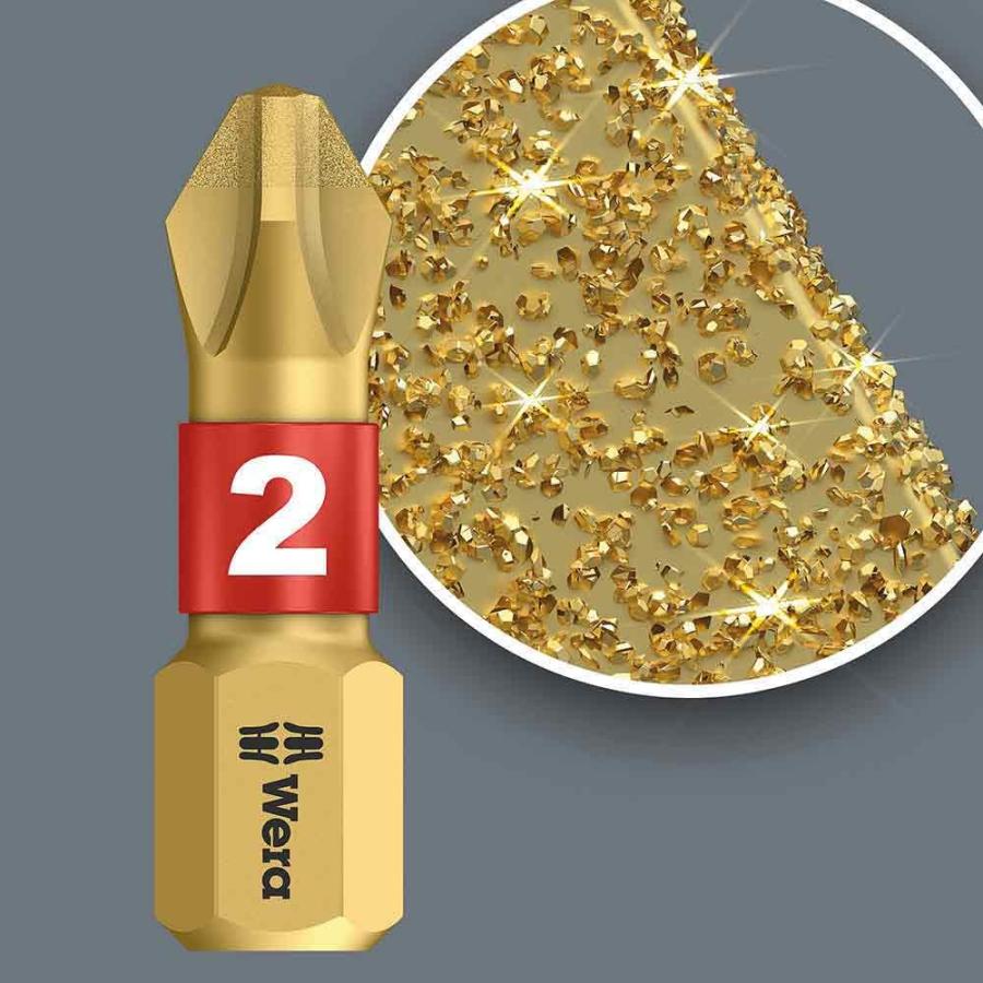 WERA ヴェラ ダイヤモンドポジドライブビット 855/1 BDC ポジドライブ2番 25mm (型番:05056702001) | Wera | 01