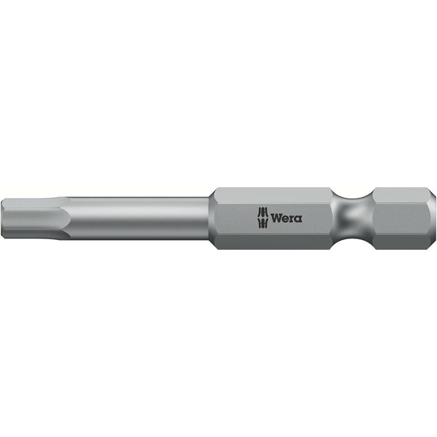 WERA ヴェラ ヘックスロングビット 840/4 Z 対辺1.5mm 50mm (型番:05059602001) | Wera