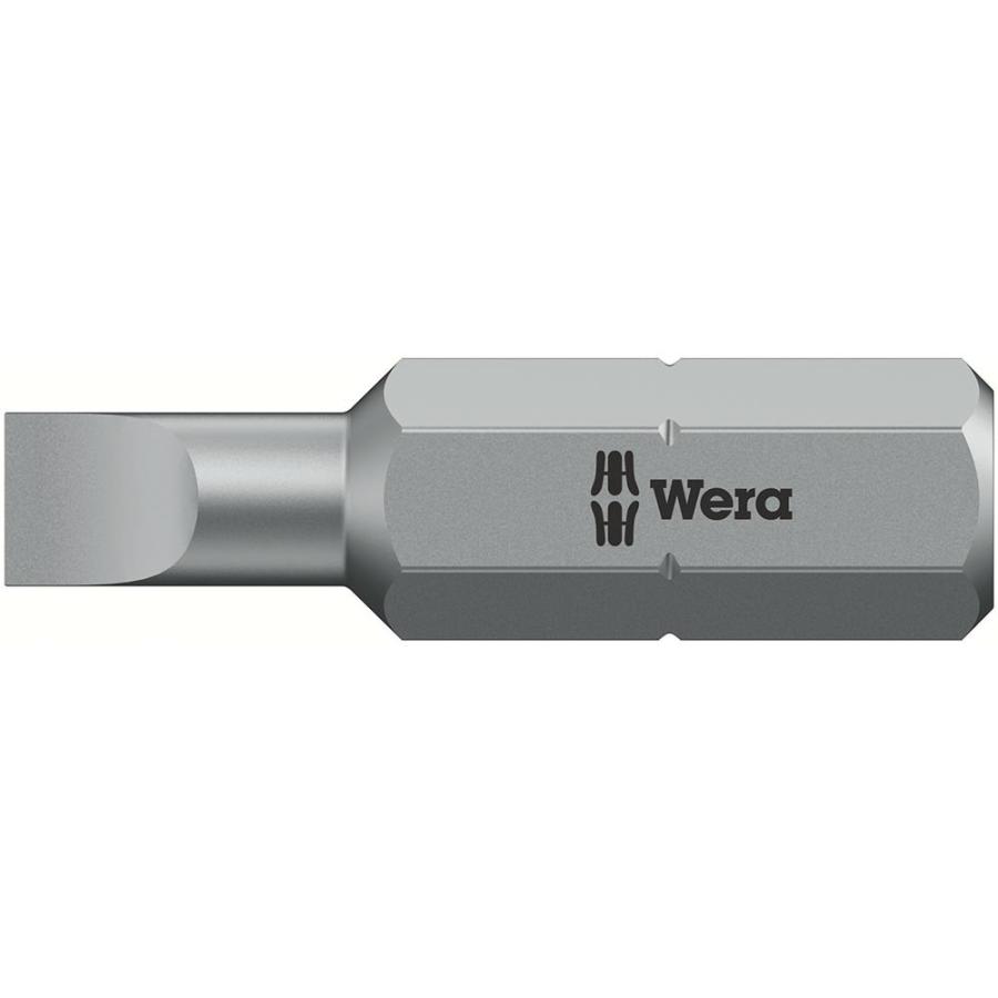 WERA ヴェラ マイナスビット 800/1 Z 0.5x4.0(刃厚ｘ刃幅) 25mm (型番:05072050001) | Wera