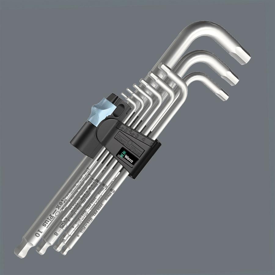 Wera WERA ヴェラ ステンレス六角レンチセット 9本組 3950 PKL/9 Wera WERA ヴェラ ステンレス六角レンチセット 9本組 3950 PKL/9