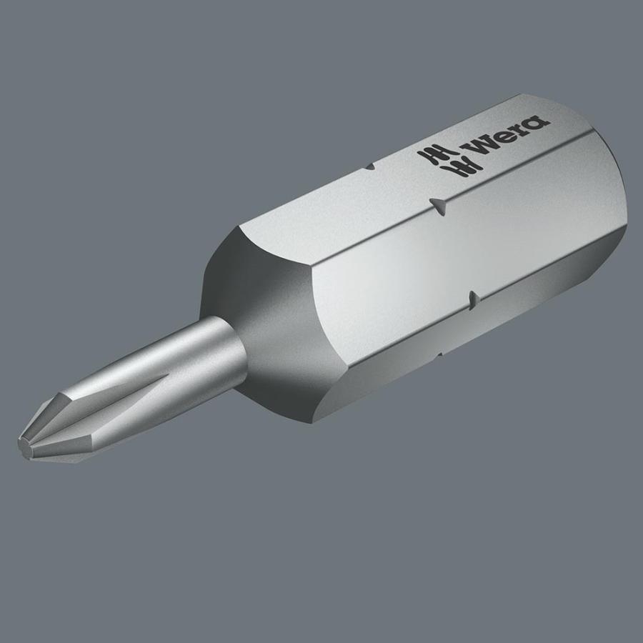 Wera ヴェラ 細軸プラスビット 851 1 J プラス0番 25ｍｍ 型番 We 工具diy専門 プライマリーツール 通販 Yahoo ショッピング