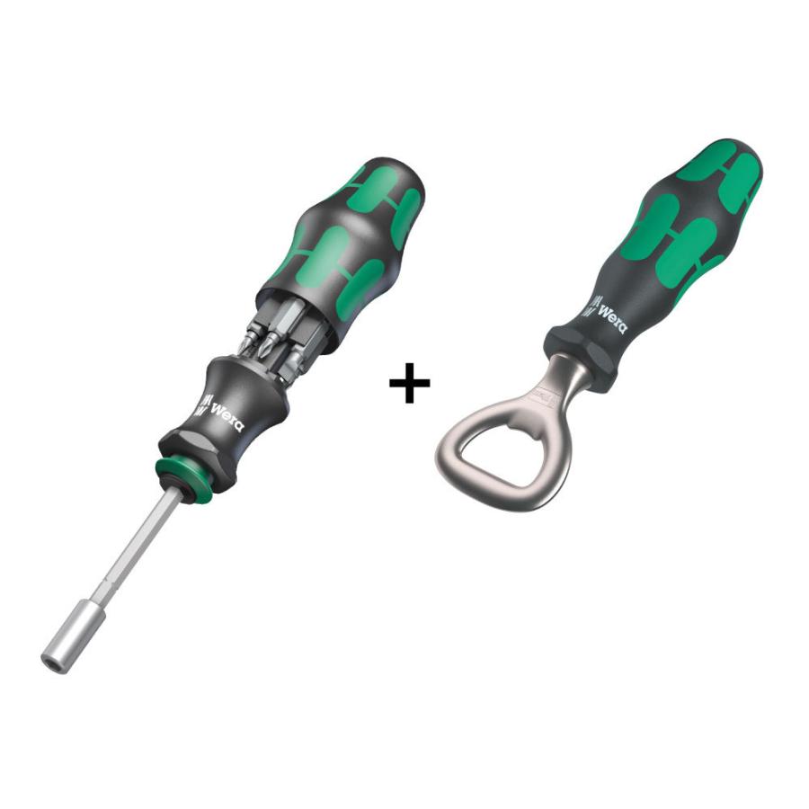 Wera（ヴェラ） コンパクト28ビットハンドルセット&栓抜き Kraftform
