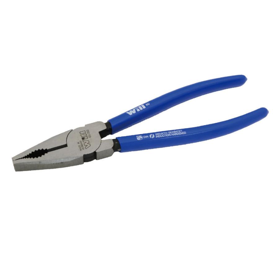 WILL ウィル スタンダードペンチ 65/200BL L3:45mm   W3:28mm W4:8mm T1:12mm  切断能力 :銅線:3mm 硬線:2.5mm (全長) 200mm (型番:3107464) | WiLL