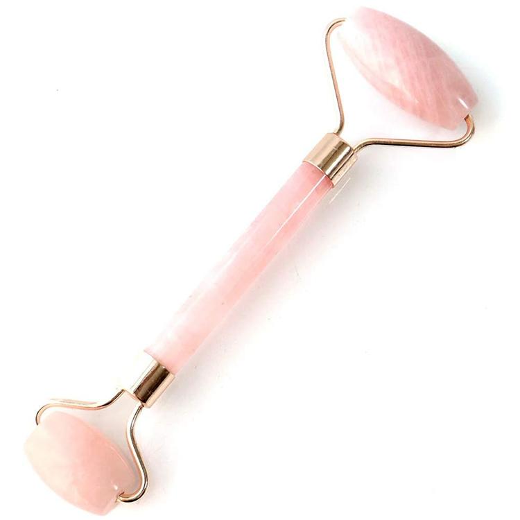 美顔ローラー フェイスローラー フェイスケア 小顔 ローズクォーツ