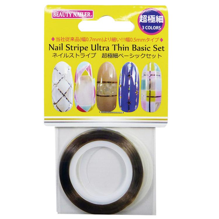 ネイル ストライプ 超繊細ベーシックセット 3色セット ネイルアート ラインテープ 人気3色カラーがm メール便ok Nsv 3 Nsv 3 ネイル つけまのラ プリマベーラ 通販 Yahoo ショッピング
