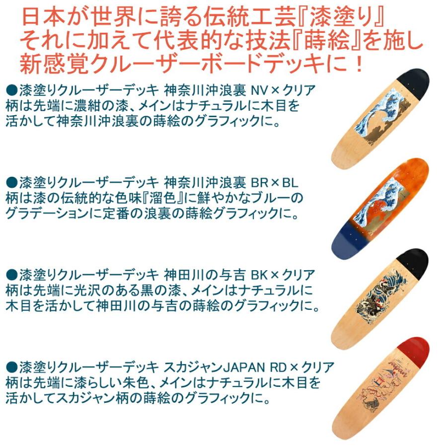 葛飾北斎 波デザイン スケートボードデッキ 楽天市場】＼祝☆金 期間限定 半額クーポン／ 清雅堂 正規品 漆塗り