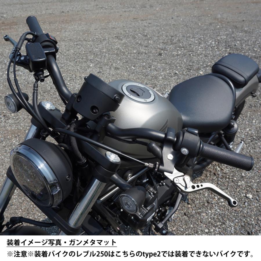 HONDA 02 モノトーン つや消し マット ブレーキクラッチレバー 6段階調整 ショート モンキー125 GROM 400X CBR400R CBR250R CB125R等に適合｜primaveramotorcycle｜10