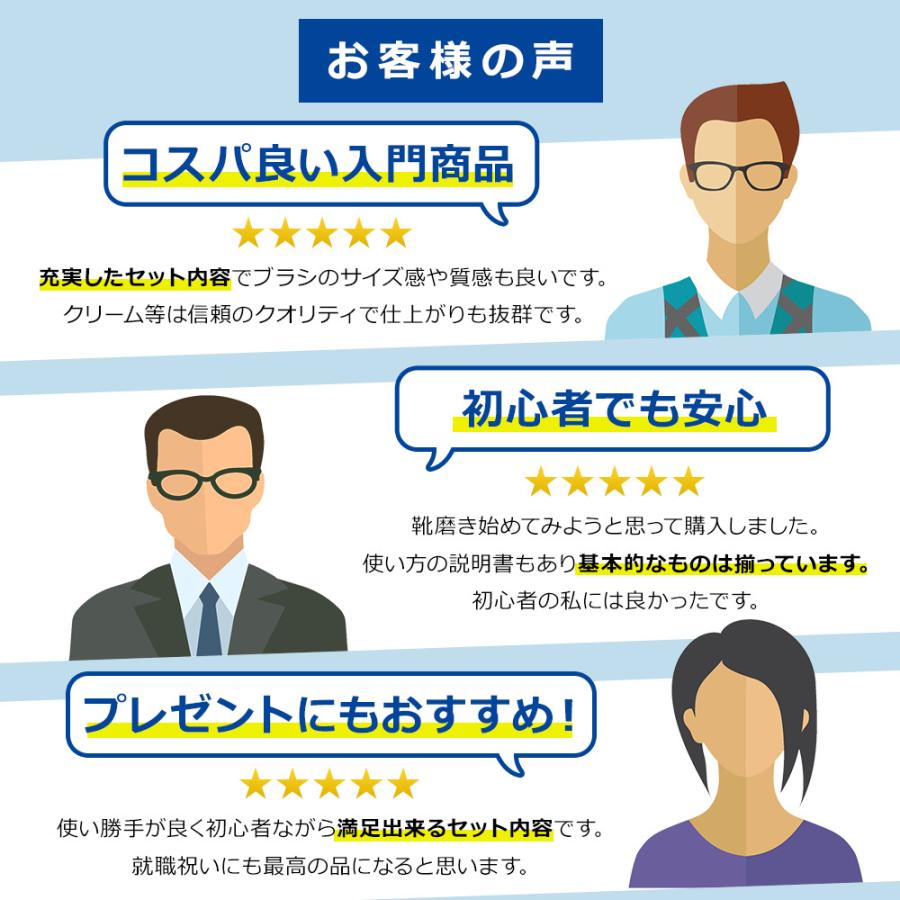 靴磨きセット 究極コスパ サフィール シューケア スターターセット (シングルDX) 当店限定 革靴 手入れ セット 靴磨き 黒 無色 靴クリーム 初心者 SAPHIR ギフト | SAPHIR | 09