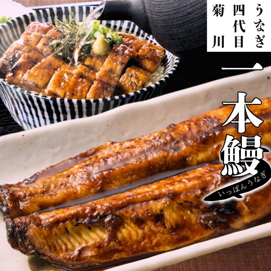 国産うなぎ 4尾 地焼き 秘伝のタレ うなぎ四代目菊川 一本うなぎ 贈答