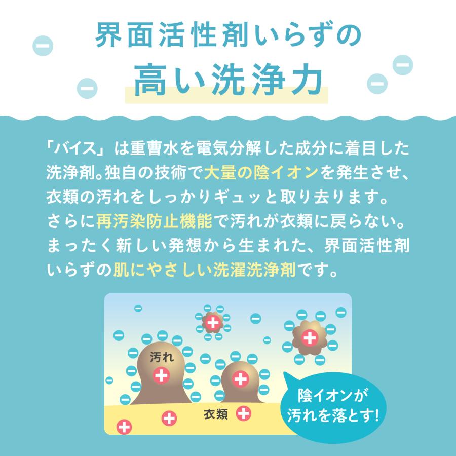 無添加洗濯洗浄剤 バイス 2kg「メーカー公式」（0 ゼロのくらし