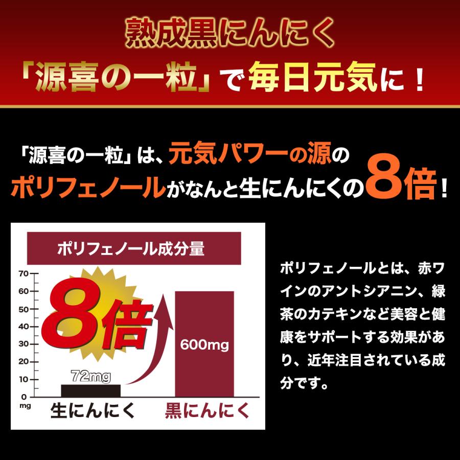 黒にんにく 熟成 お試し プレゼント 青森県産黒にんにく「源喜の一粒」50ｇ<GH14> | ブランド登録なし | 03