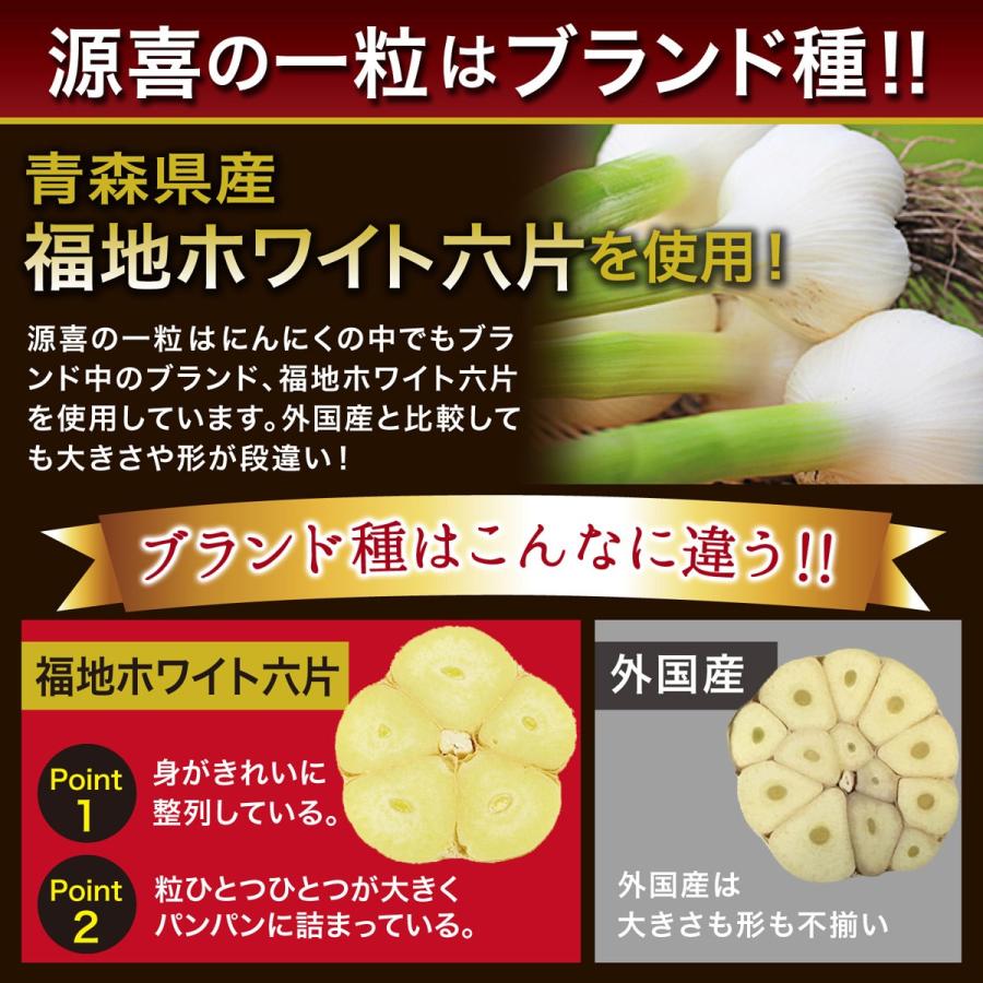 黒にんにく 熟成 お試し プレゼント 青森県産黒にんにく「源喜の一粒」50ｇ<GH14> | ブランド登録なし | 04