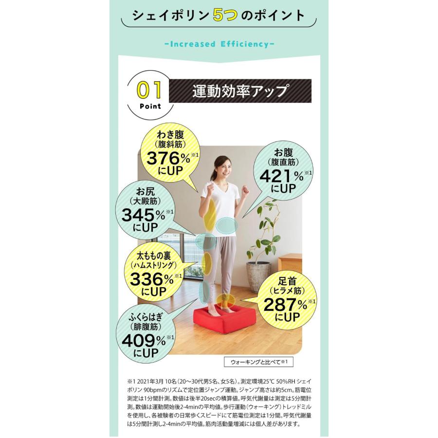 2セット/トランポリン クッション 家庭用 大人 子供 静音 おしゃれ シェイポリン キュッポリン ダイエット ファブリック カバー付 | プライムダイレクト | 10