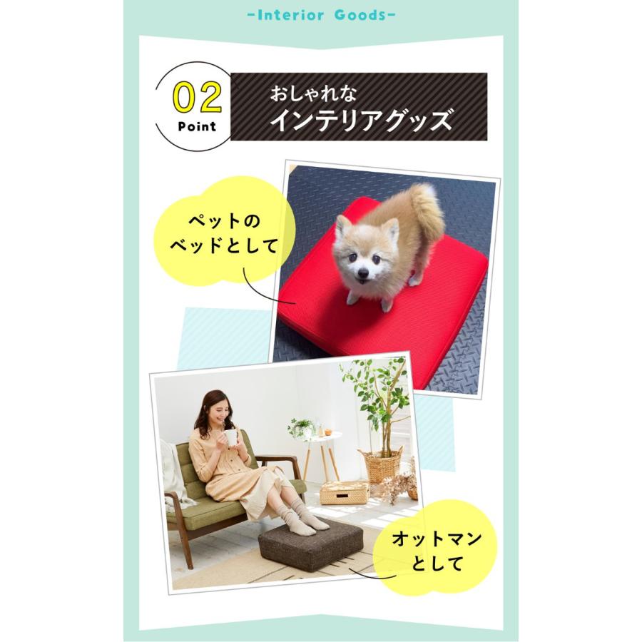 2セット/トランポリン クッション 家庭用 大人 子供 静音 おしゃれ シェイポリン キュッポリン ダイエット ファブリック カバー付 | プライムダイレクト | 13