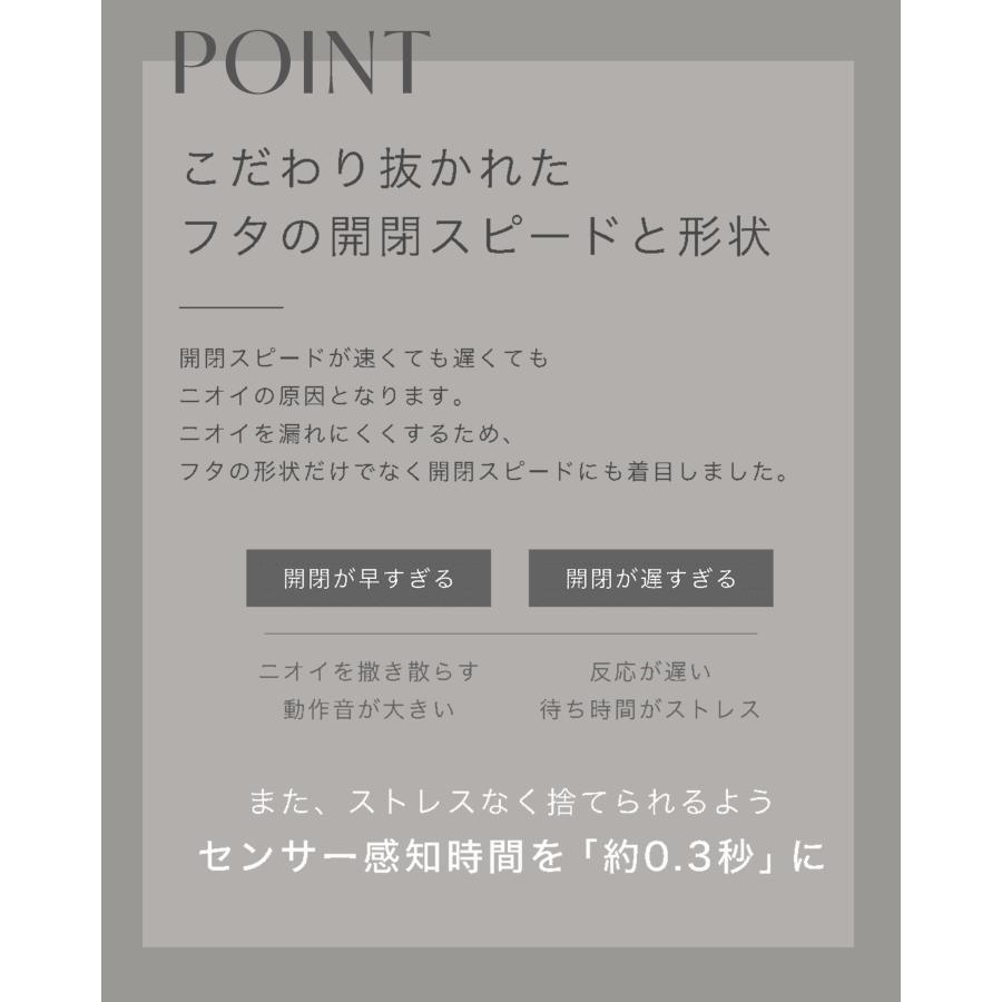 ゴミ箱 自動開閉 センサー おしゃれ 大容量 キッチン ふた付き ペダルいらず ダストボックス スリム キッチン リビング 脚付き 50L 45Lゴミ袋対応 NONN |  | 10