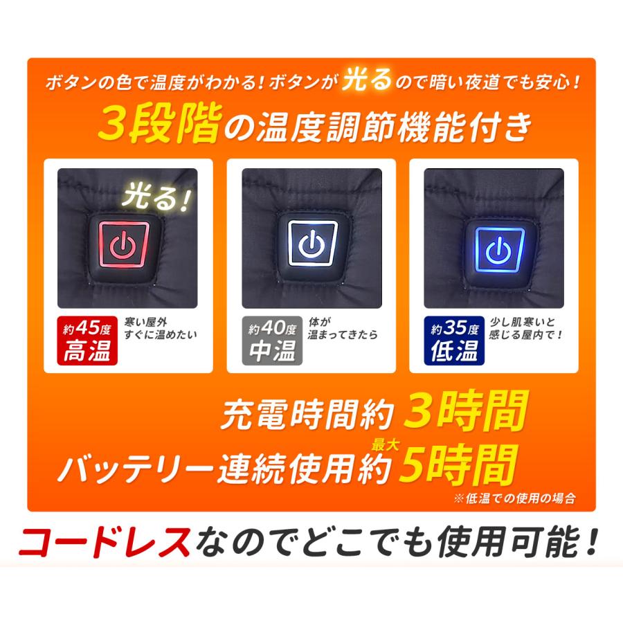 ☆SPEEDHEAT 電熱ベスト☆温熱ベスト　追加バッテリー付き SPEEDHEAT 「公式」スピードヒート 電熱ベスト 温熱ベスト