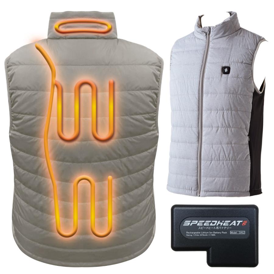 史上一番安い史上一番安いスピードヒート 温熱ベスト SPEEDHEAT 電熱
