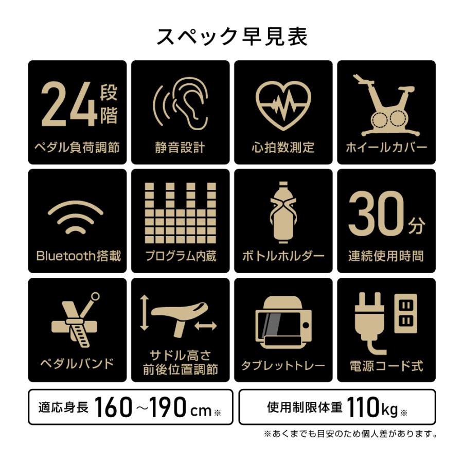 プログラムスピンバイク2025 ZBS2025 静音 負荷24段階 心拍数 1年保証