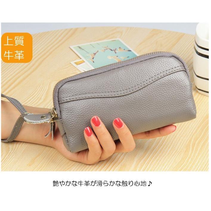 ポーチ 本革 人気 送料無料 6色 小物入れ かわいい マルチポーチ 化粧