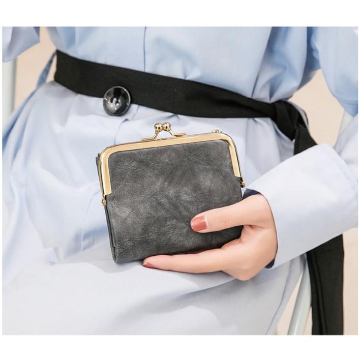 財布 レディース 二つ折り がま口 コンパクト 小さめ 2つ折り カード