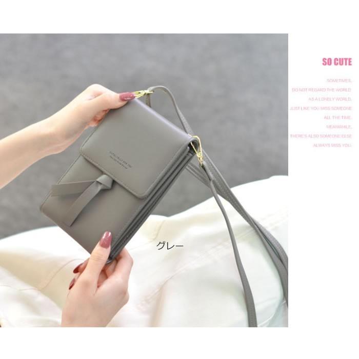 40％OFF】年末特価！スマホポーチ財布ショルダー レディース 2WAY