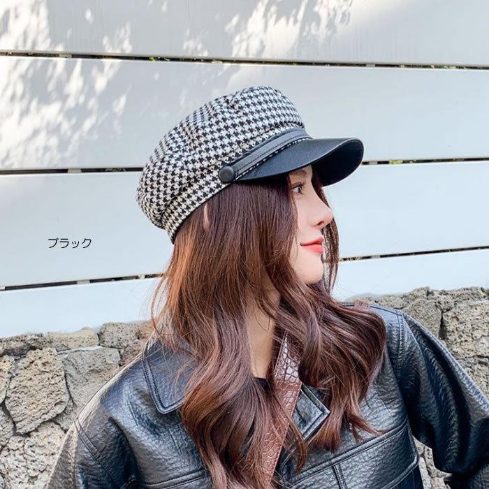キャスケット 千鳥格子 レディース 帽子 マリン ハット マリン キャスケット 千鳥格子 レディース 帽子 マリン ハット マリン