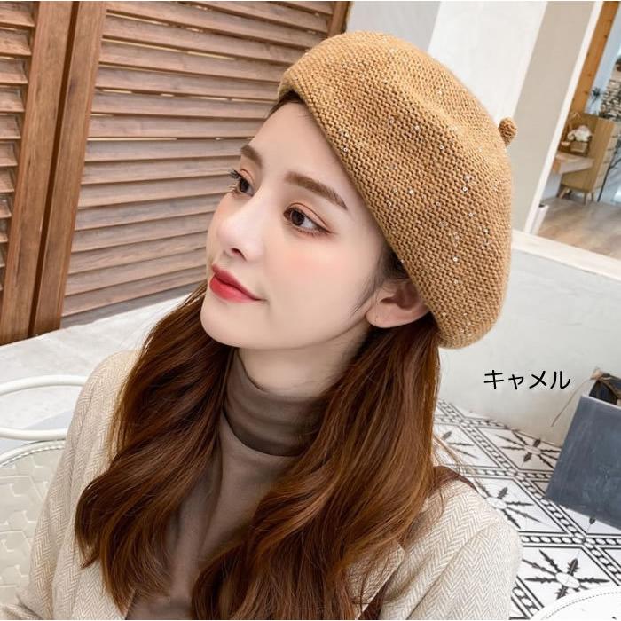 ベレー帽 シンプル レディース 帽子 ベレー ニット ニット ベレー帽 シンプル レディース 帽子 ベレー ニット ニット