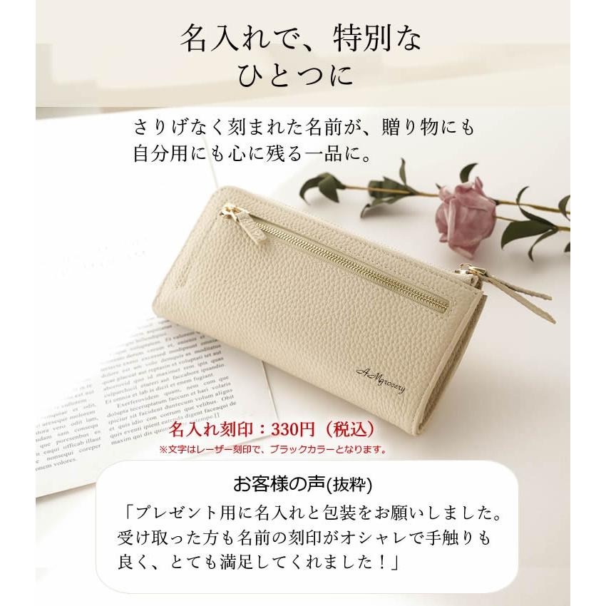 長財布 レディース 本革 薄型 軽量 約135g 大容量 通帳が入る カード12