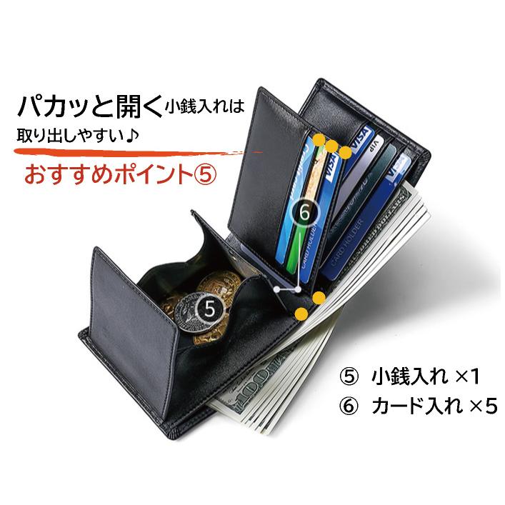 メンズ 二つ折り財布 合皮 新品未使用 CYPRIS メンズ 財布 二つ折り 小銭入れあり BOX型 キプリス