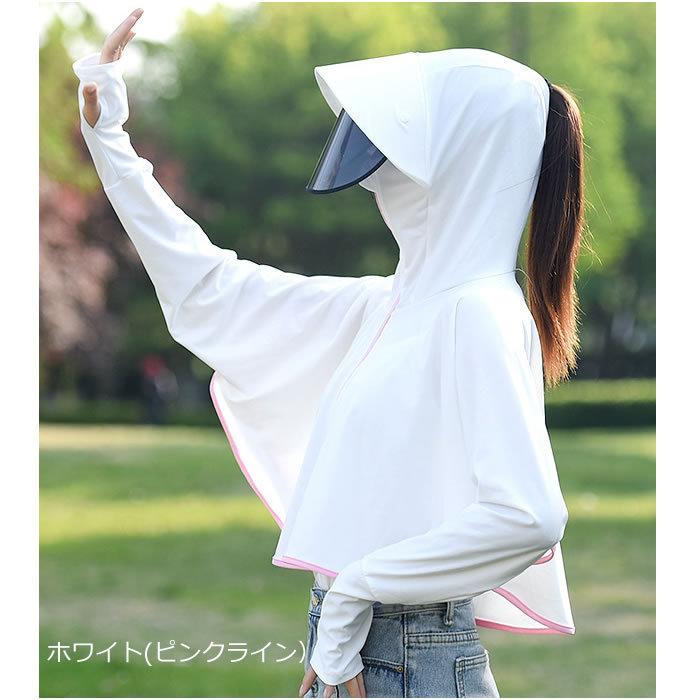 日焼け止め服 フェイスカバー レディース サンバイザー UVカット 日焼け止め服 フェイスカバー レディース サンバイザー UVカット