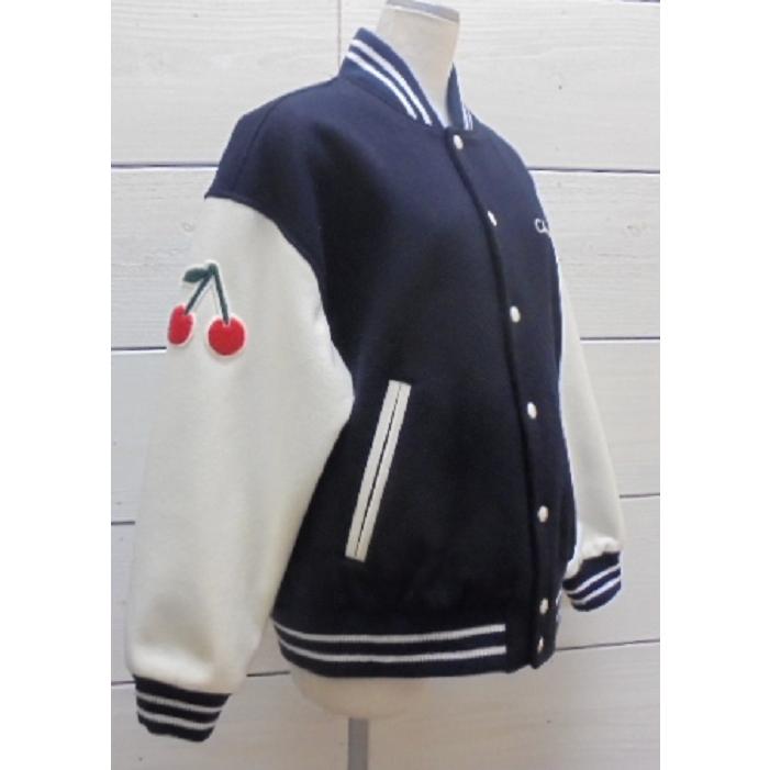 【最終お値下げ】CHILD WOMAN バージンウールメルトン スタジャン 1点 最終お値下げ】CHILD WOMAN バージンウールメルトン スタジャン