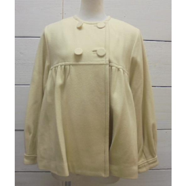 【新品】スーパー100’ｓメルトン ショートコート CHILD WOMAN - ＜Dot and Stripes＞スーパー100'sメルトン ショート